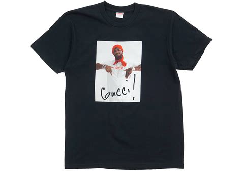 gucci supreme clothing|supreme Gucci mane tee black.